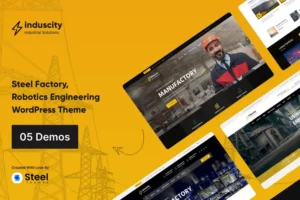 Mua Induscity - Metal & Steel Factory WordPress Theme giá rẻ