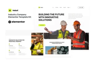 Mua Indust - Industry & Factory Elementor Template Kit giá rẻ