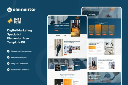 Mua Inem - Digital Marketing Specialist Elementor Template Kit giá rẻ