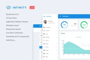 Mua Infinity - Responsive Web App Kit giá rẻ