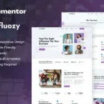 Influozy – Influencer Marketing Agency Elementor Pro Template Kit