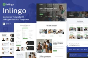 Mua Inlingo - Professional English Course Elementor Template Kit giá rẻ