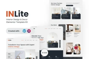 Mua Inlite - Interior Design & Decor Elementor Template Kit giá rẻ