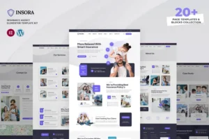 Mua Insora - Insurance Agency Elementor Template Kit giá rẻ