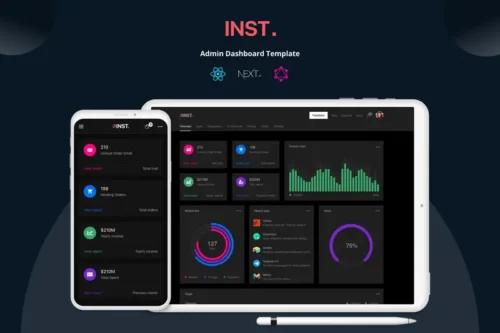 Mua Inst - React Admin Template with GraphQL giá rẻ