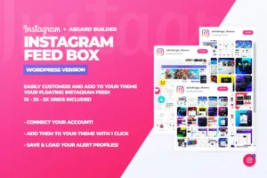 Mua Instagram Feed Box WordPress Plugin giá rẻ