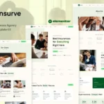 Insurve – Insurance Business Agency Elementor Template Kit
