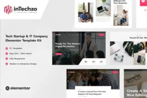 Mua inTechzo - Startup & IT Company Elementor Template Kit giá rẻ