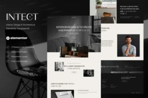 Mua Intect - Interior Design & Architecture Elementor Template Kit giá rẻ