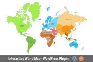 Mua Interactive World Map - WordPress Plugin giá rẻ