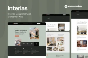 Mua Interias - Interior Design Service Elementor Template Kit giá rẻ