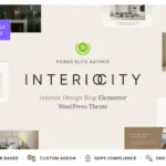 Interiocity – Interior Design Blog WordPress Theme