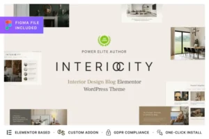 Mua Interiocity - Interior Design Blog WordPress Theme giá rẻ