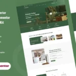 Intre – House Interior Design Service Elementor Template Kit