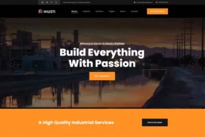 Mua Inusti – Factory & Industrial WordPress Theme giá rẻ