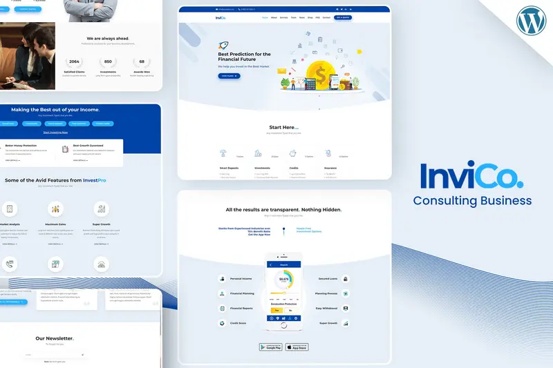 Mua Invico - WordPress Consulting Business Theme giá rẻ