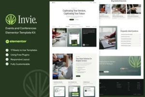 Mua Invie - Invoicing Platform & SaaS Elementor Template Kit giá rẻ