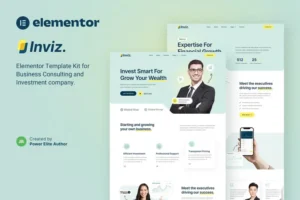 Mua Inviz – Business Consulting & Investment Elementor Template Kit giá rẻ