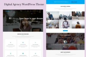 Mua Isabella - Digital Agency One Page WordPress Theme giá rẻ