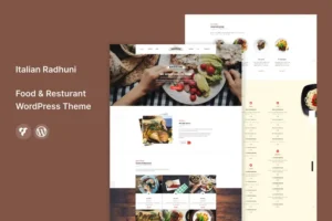 Mua Italian Radhuni - Food & Resturant WordPress Theme giá rẻ