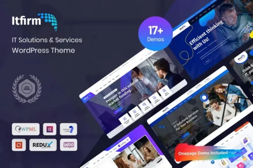 Mua Itfirm - IT Solutions & Services WordPress Theme giá rẻ