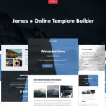 James – Responsive Email + Online Template Builder
