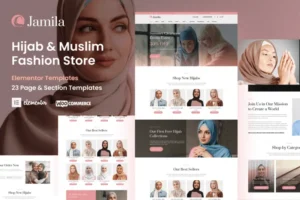 Mua Jamila - Hijab & Muslim Fashion Store Elementor Pro Template Kit giá rẻ