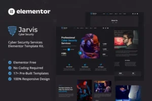 Mua Jarvis - Cyber Security Services Elementor Template Kit giá rẻ
