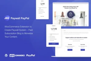 Mua Jeg PayPal Paywall & Content Subscriptions System giá rẻ