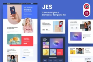 Mua Jes - Creative Agency Elementor Pro Template Kit giá rẻ