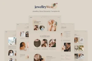 Mua JewellryWear - eCommerce Elementor Template kit giá rẻ