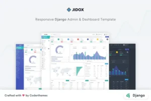 Mua Jidox - Django Admin Dashboard Template giá rẻ