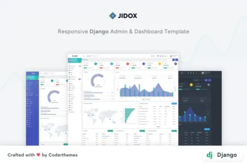 Mua Jidox - Django Admin Dashboard Template giá rẻ