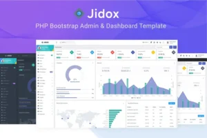 Mua Jidox - PHP Admin & Dashboard Template giá rẻ
