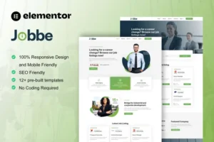 Mua Jobbe - Job Listing & Recruitment Agency Elementor Template Kit giá rẻ