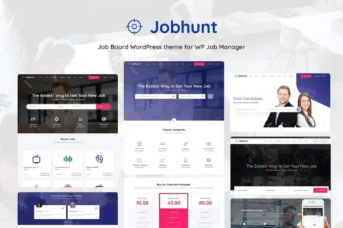 Mua Jobhunt - Job Board WordPress theme for WP Job Man giá rẻ
