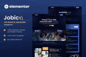 Mua Jobico - Job Board & Vacancies Elementor Template Kit giá rẻ