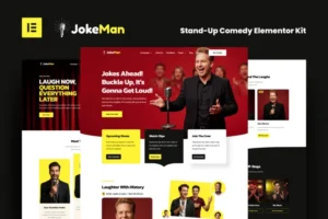 Mua JokeMan - Stand-Up Comedy Elementor Pro Template Kit giá rẻ