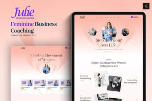 Mua Julie - Feminine Business Coaching Elementor Template Kit giá rẻ