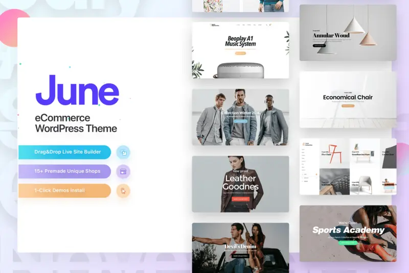 Mua June | Fashion WooCommerce WordPress Theme giá rẻ