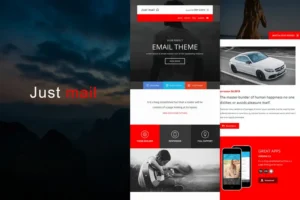 Mua Just mail - Responsive E-mail Template giá rẻ