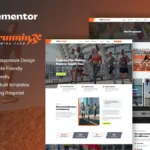 JustRunnin – Running Club Marathon & Sport Event Elementor Template Kit