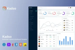 Mua Kadso - Responsive Bootstrap 5 Admin UI Kit giá rẻ