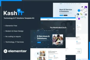Mua Kashit - Technology & IT Solutions Template Kit giá rẻ