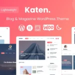 Katen – Blog & Magazine WordPress Theme