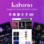 Katerio – Magazine & Blog WordPress Theme