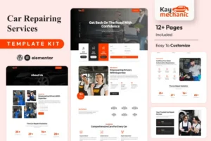 Mua Kaymechanic – Car Repair & Auto Service Elementor Template Kit giá rẻ