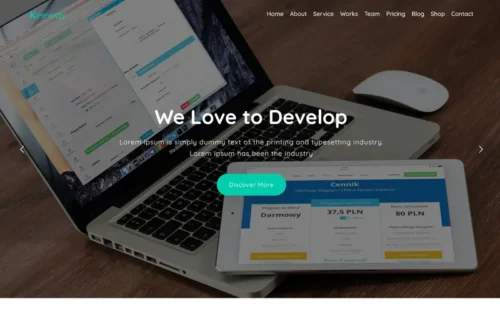 Mua Keeway - Digital Agency One page WordPress Theme giá rẻ