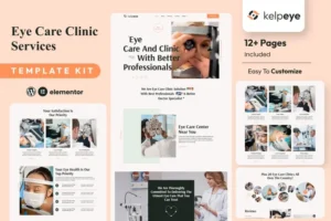 Mua Kelpeye – Optometrist & Eye Care Elementor Template Kit giá rẻ