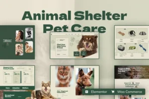 Mua Kenneli - Animal Shelter & Pet Care Elementor Pro Template Kit giá rẻ